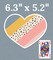 Carson Dellosa We Belong 36-Piece Boho Decor, Pastel and Black and White Hearts and Circle Cutouts for Classroom, Bulletin Board, and Valentine's Day Decorations